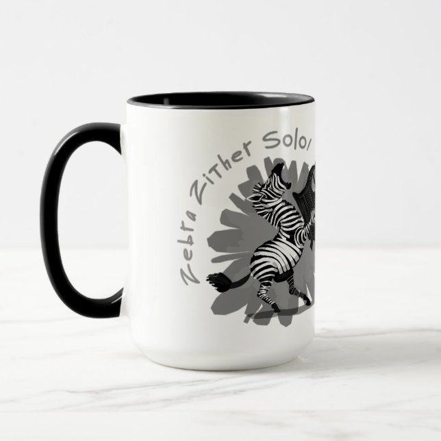 Zebra Zither Solo Tasse (Links)