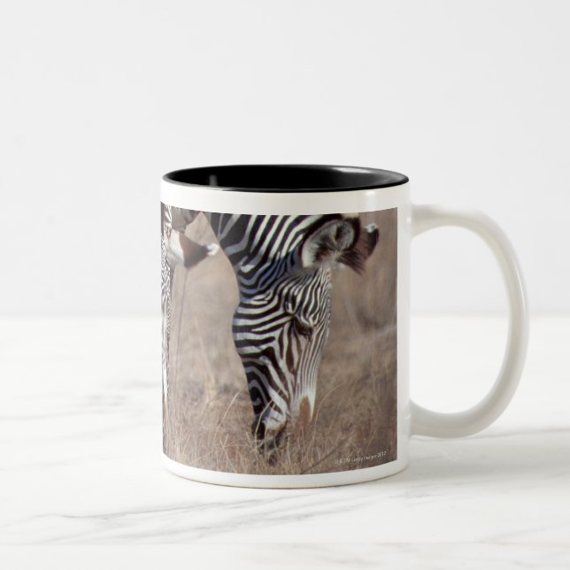 Zebra Zweifarbige Tasse (Rechts)