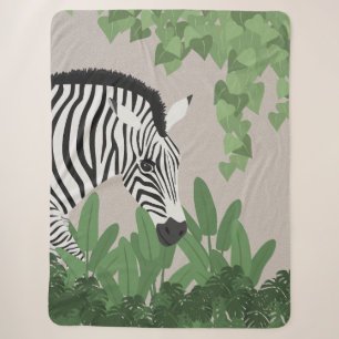Zebra zwischen Blättern Sherpadecke