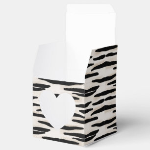 Zebradruck-Gastgeschenkkasten mit Bogen Geschenkschachtel