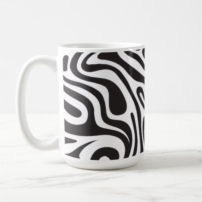 Zebradruck Kaffeetasse (Links)