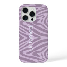 Zebradruck lila Handy Case