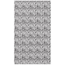 Zebradruck Schwarz-Weiß-Party-Tischdecke Tischdecke