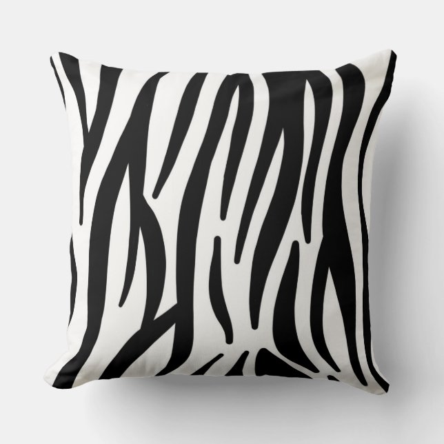 Zebradruckkissen Kissen (Vorderseite)