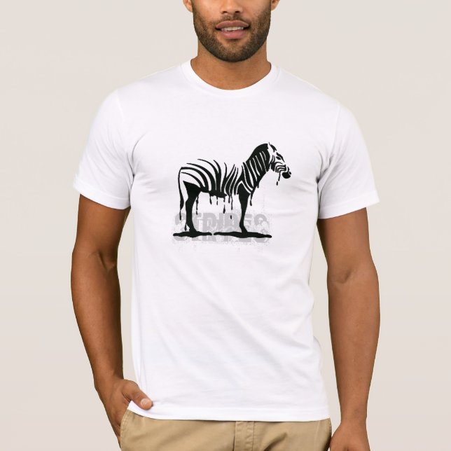 Zebraeinschmelzen T-Shirt (Vorderseite)