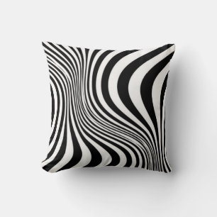 Zebrafell-Druck-Textur-Muster Kissen