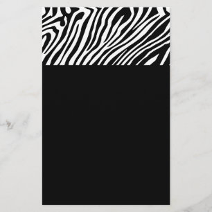 Zebrafellmuster Flyer