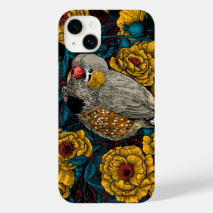 Zebrafinch und Rose Case-Mate iPhone 14 Plus Hülle