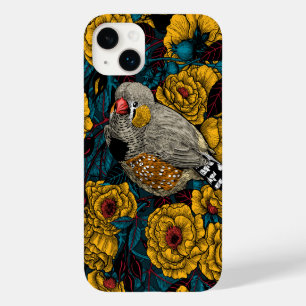Zebrafink und Rosenbusch Case-Mate iPhone 14 Plus Hülle