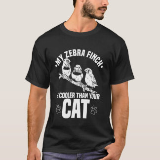 Zebrafink Vogelliebhaber Süßes Haustier 7 T-Shirt