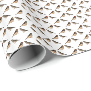 Zebrafinken-Wrapper Papier Geschenkpapier