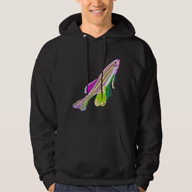 Zebrafish Zebra Hoodie (Vorderseite)