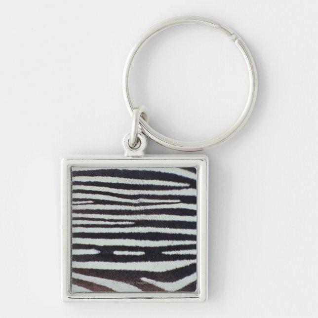 Zebrahautoberfläche Schlüsselanhänger (Vorne)