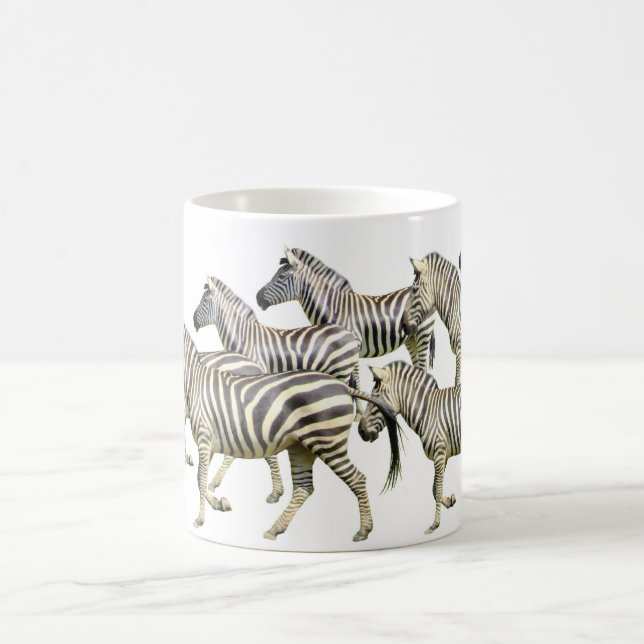 Zebraherden-Tasse Kaffeetasse (Mittel)