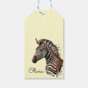 Zebrakopfdekoration Geschenkanhänger