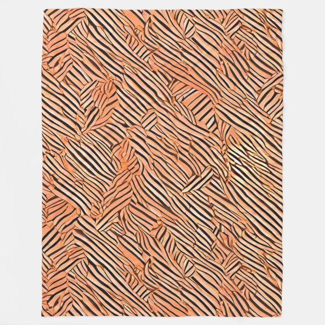 Zebramotive Fleecedecke (Vorderseite)