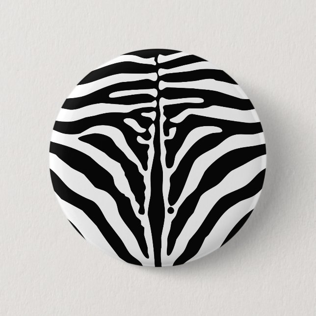 Zebramuster Button (Vorderseite)