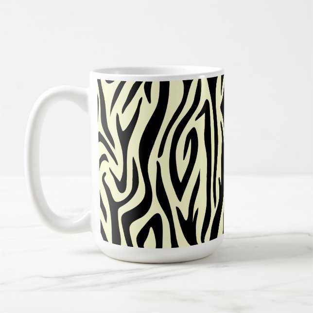 Zebramuster Kaffeetasse (Links)