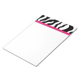 Zebramuster Notizblock