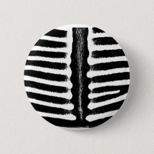 Zebramuster (schwarz) button