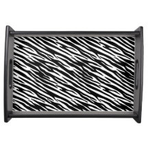 Zebramuster Serviertablett