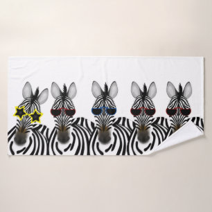Zebras-Badehandtuch Badehandtuch
