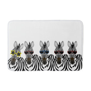 Zebras-Bathmat Badematte