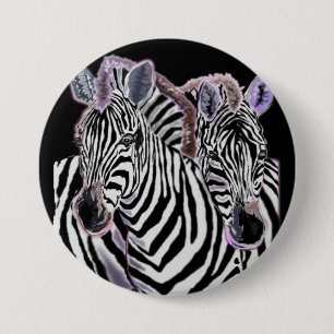 Zebras Button