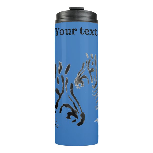 Zebras Custom Thermosbecher (Vorderseite)