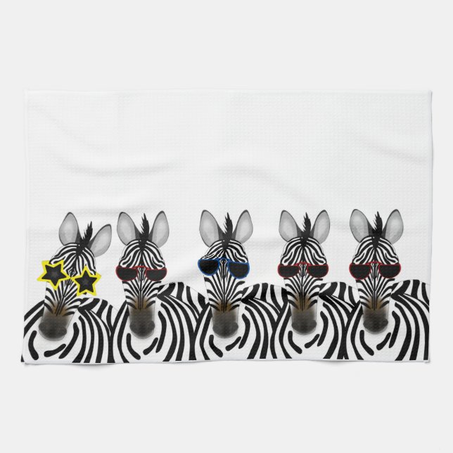 Zebras Küchentücher (Horizontal)