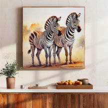 Zebras Kunst, Dichtung und Musik