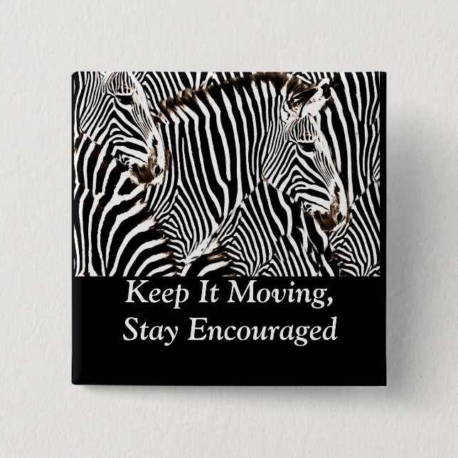 Zebras Liebe_ Button (Vorderseite)