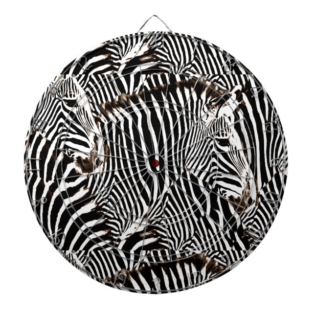 Zebras Liebe_ Dartscheibe (vorne)