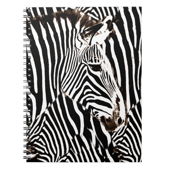 Zebras Liebe_ Notizblock (Vorderseite)