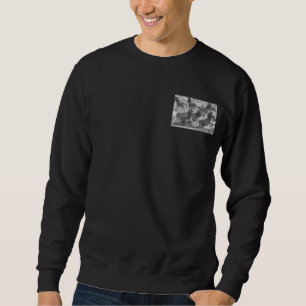Zebras running sweatshirt