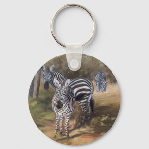 Zebras-Schlüsselanhänger Schlüsselanhänger