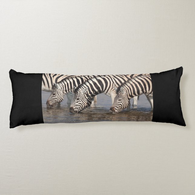 Zebras Seitenschläferkissen (Rückseite)