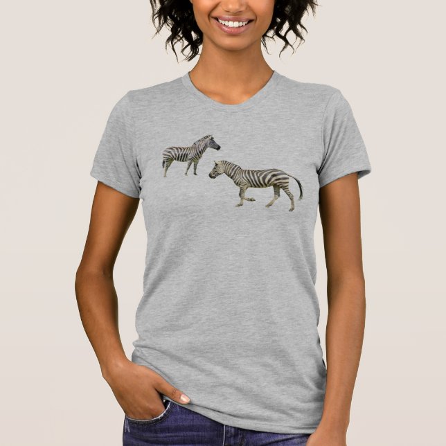 Zebras-Shirt T-Shirt (Vorderseite)