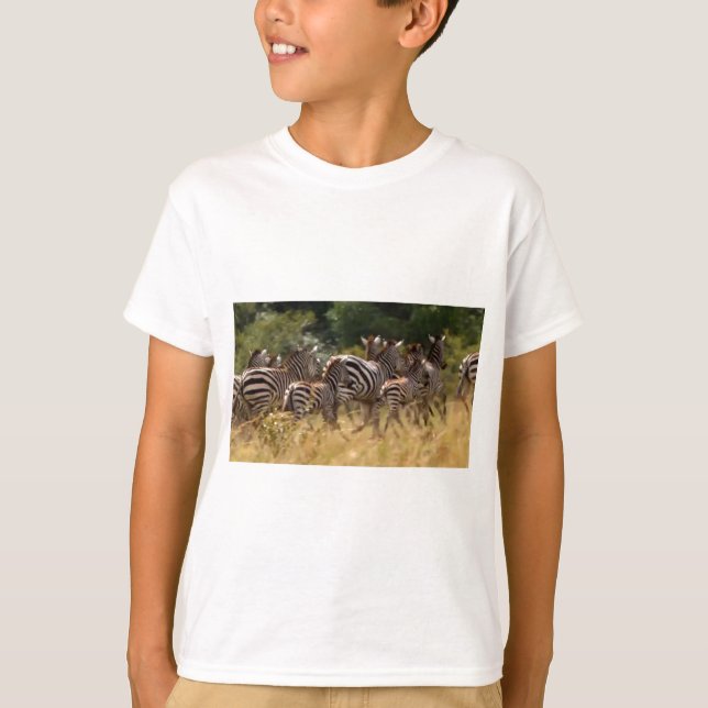 Zebras unterwegs: Eine Reise durch Tausende von Me T-Shirt (Vorderseite)