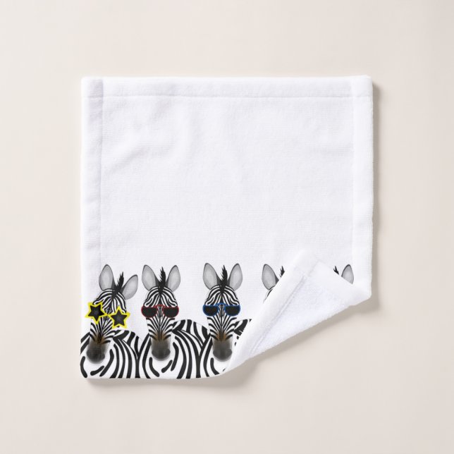 Zebras-Waschtuch Waschlappen (Waschlappen)