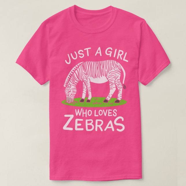 Zebras Zebra Lover T-Shirt (Design vorne)