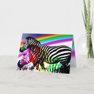 Zebras'Traum kommt wahre Karte