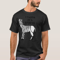 Zebrastreifen, denke ich, seine Stress fällt Strei
