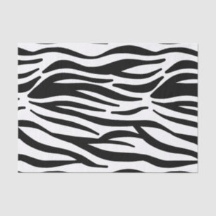 Zebrastreifen in Schwarz und Weiß Seidenpapier