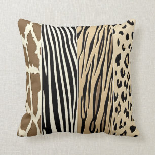 Zebrastreifen-Kissen aus Tiermast Kissen