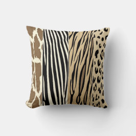 Zebrastreifen-Kissen mit Embossdruck Kissen