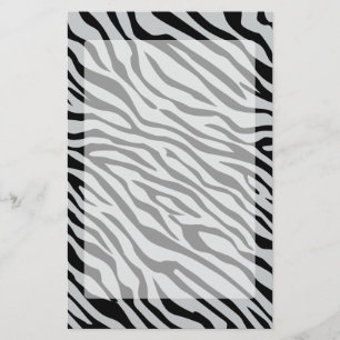 Zebrastreifen Klicken Sie, um die Farbe Grau anzup Briefpapier