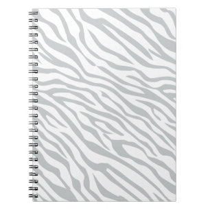 Zebrastreifen Klicken Sie, um die Farbe Grau anzup Notizblock