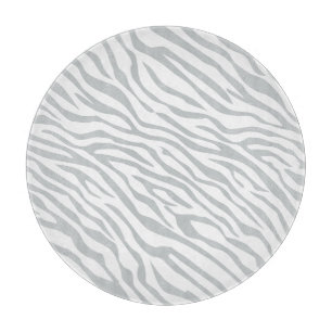 Zebrastreifen Klicken Sie, um die Farbe Grau anzup Schneidebrett