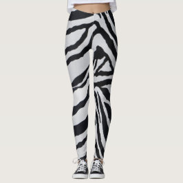 Zebrastreifen Leggings